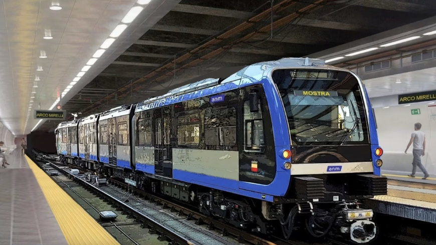 HITACHI RAIL FORNIRÀ TRENI DI NUOVA GENERAZIONE PER LA LINEA 6 DELLA METROPOLITANA DI NAPOLI